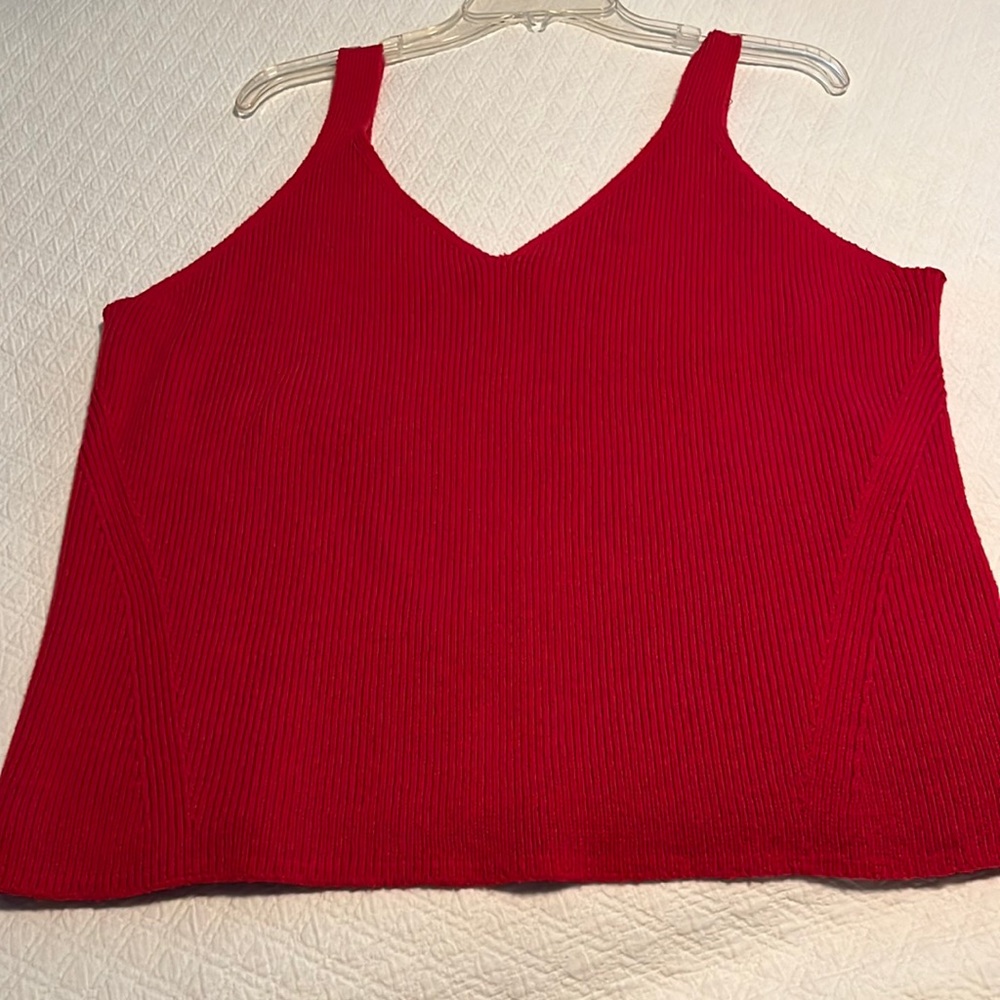 Old Navy Red Sweater Tank